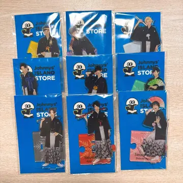 Snow Man 아크릴 스탠드 9개 세트