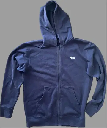 THE NORTH FACE 풀 집업 후드티 네이비 코튼