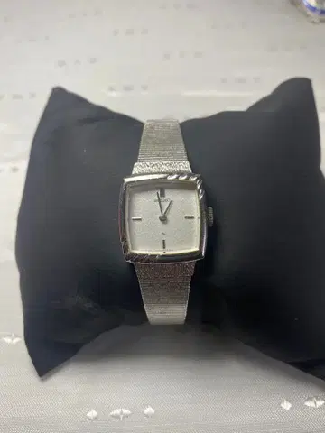 세이코 수동 와인딩 시계 실버 작동품