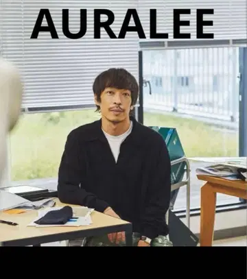 AURALEE CASHMERE SILK KNIT SKIPPER POLO