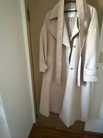 베이지 코트 긴팔 더즈린