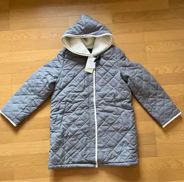 해시 아쉬 퀼팅 충전솜 코트 보아 안감 M