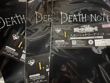 데스노트 제일복권 I상 문구류 모듬 클리어 파일 3장 세트