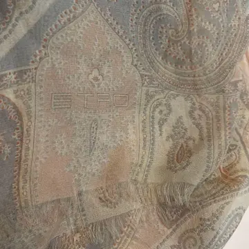 ETRO 에트로 페이즐리 스톨 핑크 그레이 계열 실크 100%