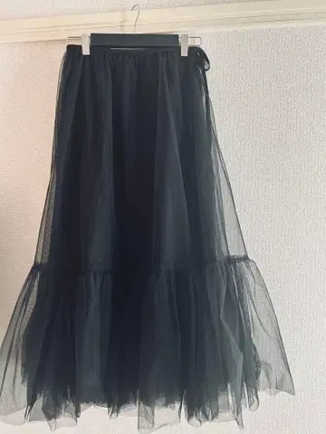 SLOBE IENA 블랙 캉캉 스커트