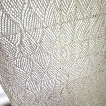 [엘르미다 캐시미어 100] 시스루 니트 스톨