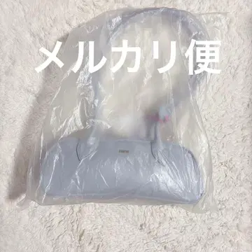 FURFUR 퍼 와이드 보스턴 백 SAX 스카이블루