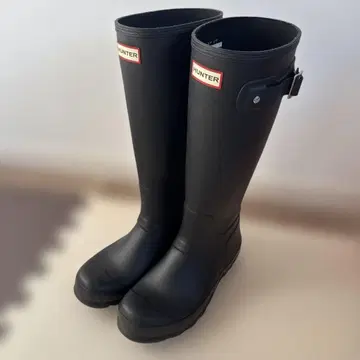 HUNTER 블랙 장화 26cm