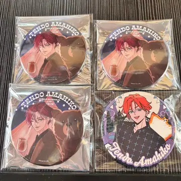 카리스마 텐도 텐히코 점보리 투어 캔뱃지 4개