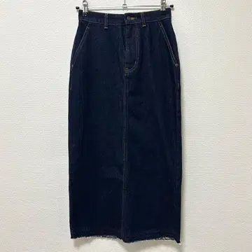 SALON adam et rope 밑단 프린지 롱 스커트 S 사이즈