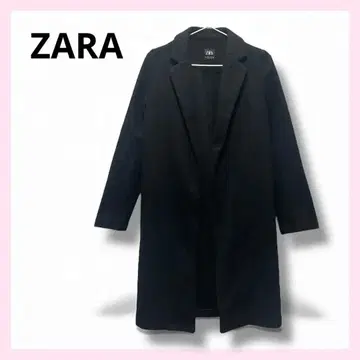 [새상품급] ZARA 블랙 롱 코트 size S
