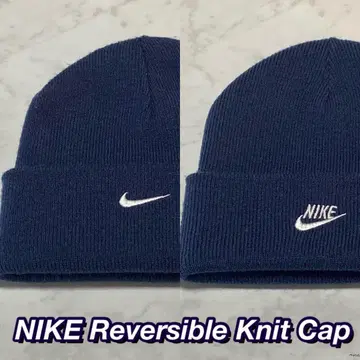 NIKE 리버서블 니트 캡 네이비 90s 00s