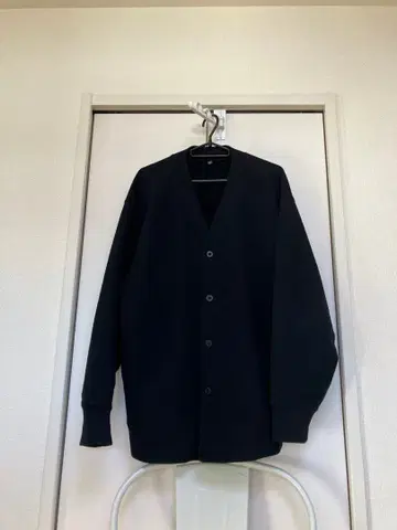 유니클로 맨투맨 가디건 블랙 남녀 공용 XL 사이즈