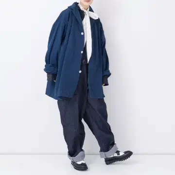 [ 새상품 ] Veritecoeur/베리떼꾸르 가먼트 다이 숏코트