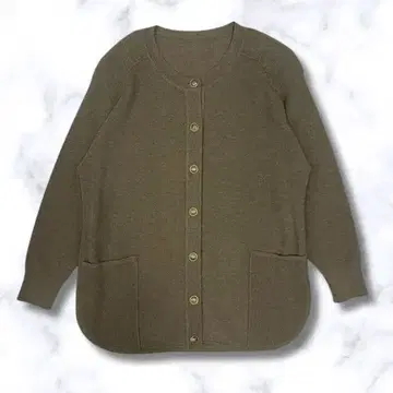 가디건 니트 브라운 여성용 가을 겨울 캐주얼