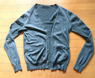 AMERICAN RAG CIE 캐시미어 100% 가디건 차콜 그레이