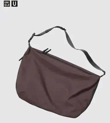 UNIQLO U 메신저 숄더백 다크 브라운 유니클로