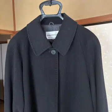 SWALLOW COAT. 블랙 롱 코트 9AR