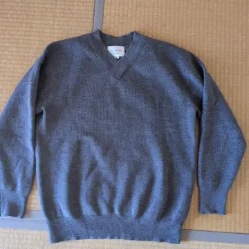 STILL BY HAND 그레이 V넥 니트 48