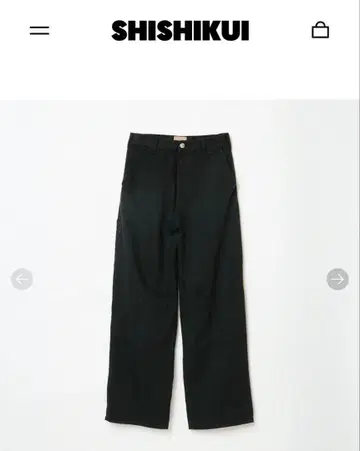 SHISHIKUI 페인터 팬츠 32 Black