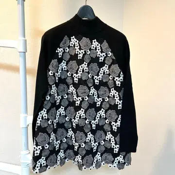 미사용 새상품 Chamois 레이스 편직 니트