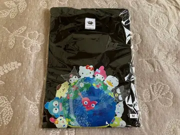 EXPO2027 요코하마 만박 산리오 뚱뚱 T셔츠 블랙 M사이즈