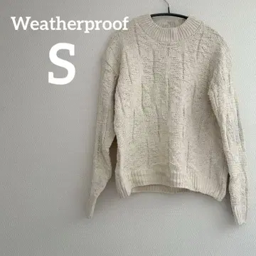 Weatherproof [ S/CH ] 빈티지 아이보리 스웨터 화이트