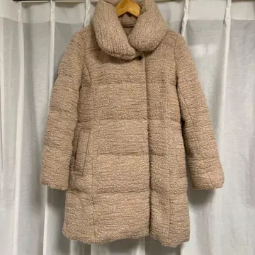 ANAYI 다운 코트 핑크 베이지