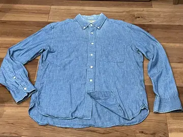 ROCOCO 셀비지 샴브레이 버튼다운 셔츠 스탠다드 핏