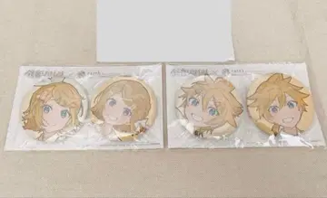 earth 하츠네 미쿠 캔뱃지 세트 카가미네 린 카가미네 렌 2종 세트