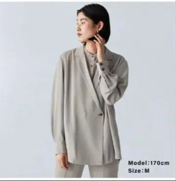 플라스테 PLST 트리아세테이트 테일러드 자켓