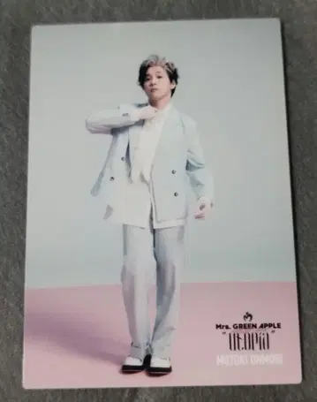 Mrs.GREENAPPLE utopia001 오오모리 모토키 포토 카드