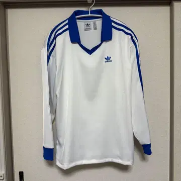 아디다스 쓰리 스트라이프 새틴 긴팔 T셔츠 XS