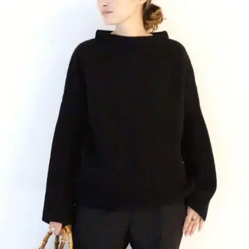 두지엠 클라세 cool 니트 울 100% 블랙