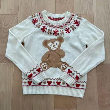 [ Disney ] 더피 스웨터 M 사이즈 크리스마스 디즈니씨