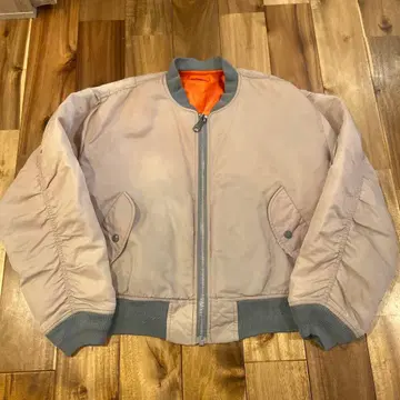 90s MA-1 플라이트 자켓 블루종 리버서블 충전솜