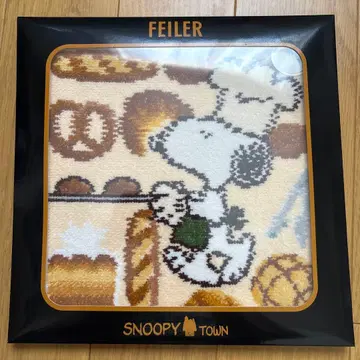 미사용 새상품 FEILER 스누피 손수건 약 W25 x H25cm