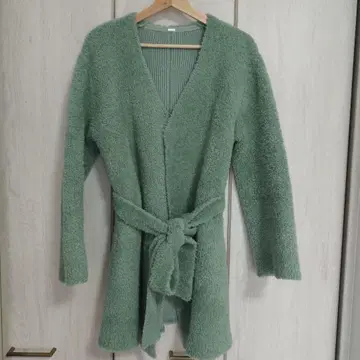 미라 오웬 민트 롱 가디건