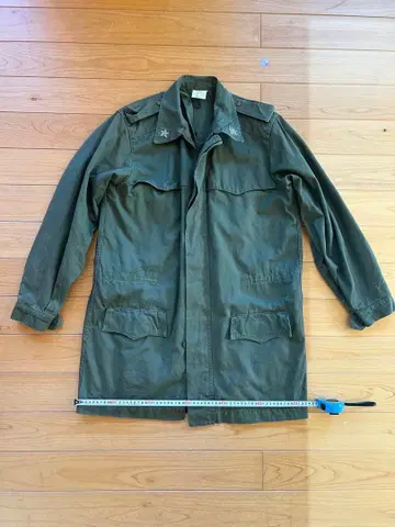 아마도 이탈리아군 밀리터리 필드 코트 사이즈 M~L 지퍼 일부 결손