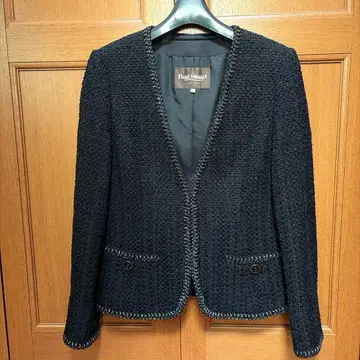 [ 컨디션 최상 ] 폴 스튜어트 노카라 자켓 네이비 사이즈 6