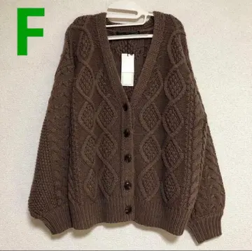 aliciaPAGEBOY 케이블 V넥 가디건