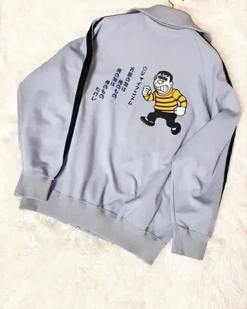 레어 도라에몽 아우터 블루종 아식스 저지 90s 구제 의류 희귀