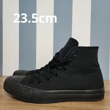 CONVERSE 블랙 하이컷 스니커즈 23.5