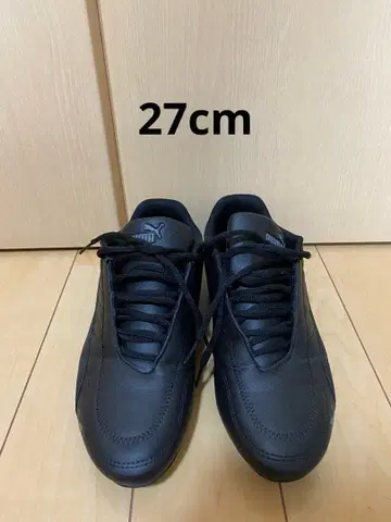Puma BMW 블랙 스니커즈 27cm