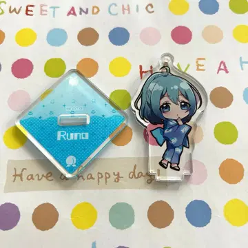 컬러풀 피치 극락탕 미니 아크릴 스탠드 루나님