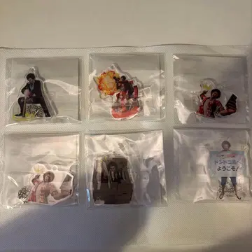 용과 같이 카스가 이치반 아크릴 키링 세트 6개