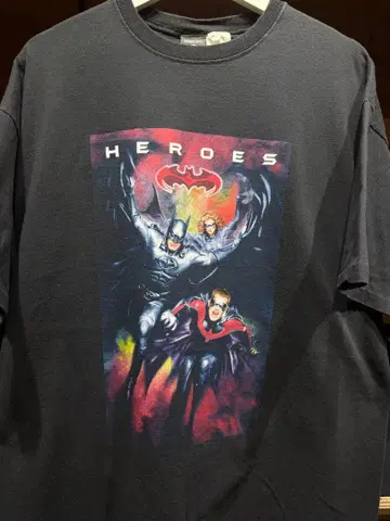 90s 배트맨 로빈 미스터 프리즈 빈티지 무비 블랙