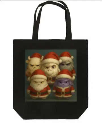 산타 캐릭터 토트백 L 사이즈