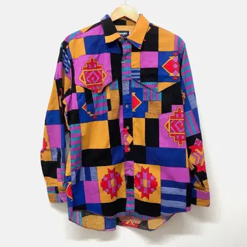 90s vintage Wrangle 랭글러 올 패턴 셔츠 US 구제 의류