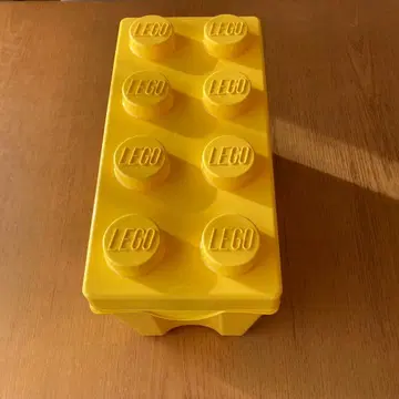 레고 컨테이너 박스 옐로우 컬러 케이스만